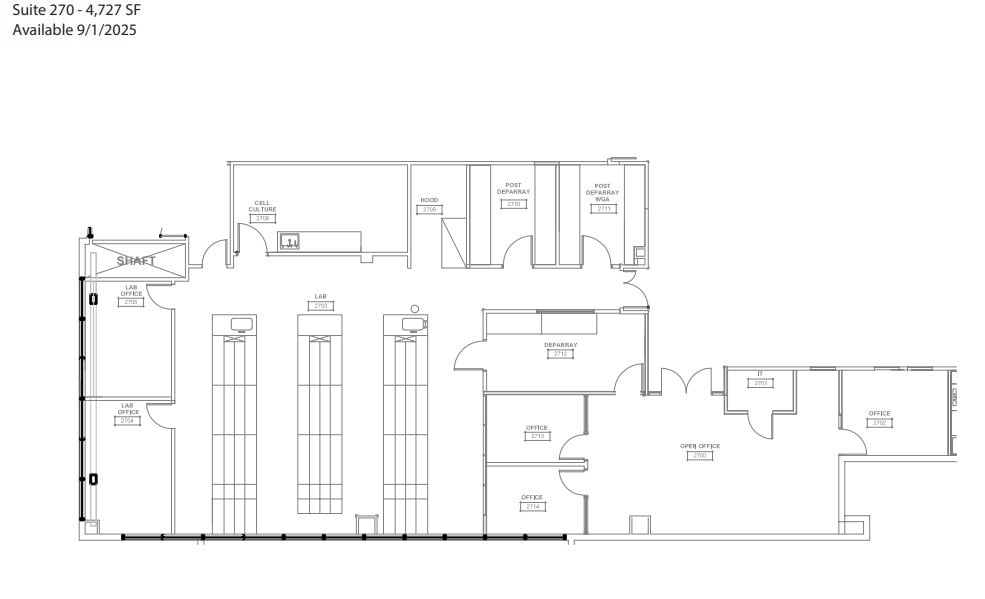 10355 Science Center Dr, San Diego, CA à louer Plan d’étage– Image 1 sur 1