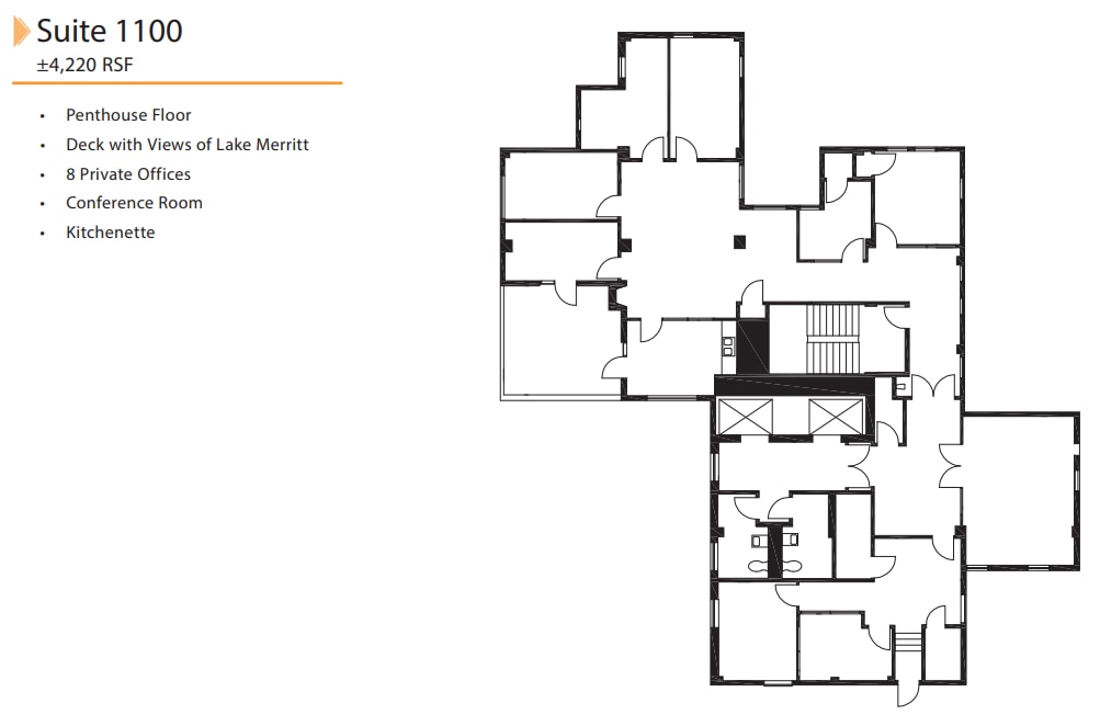 1814-1820 Franklin St, Oakland, CA à louer Plan d’étage– Image 1 sur 1