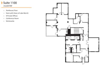 1814-1820 Franklin St, Oakland, CA à louer Plan d’étage– Image 1 sur 1