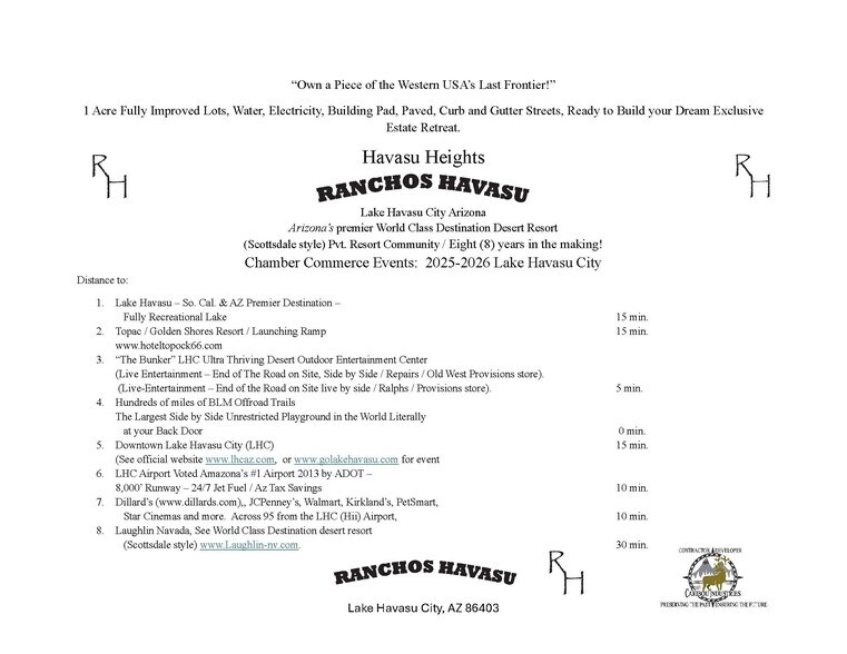 E. Heights Blvd, Lake Havasu City, AZ à vendre - Photo de l’immeuble – Image 3 sur 5