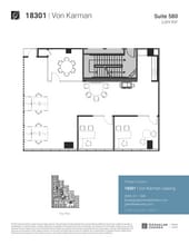 18301 Von Karman Ave, Irvine, CA à louer Plan d’étage– Image 1 sur 2