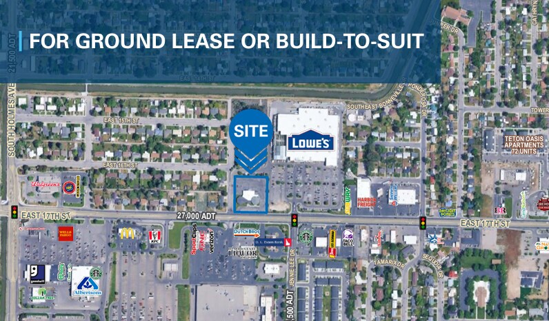 825 E 17th St, Idaho Falls, ID à louer Photo de l’immeuble– Image 1 sur 4