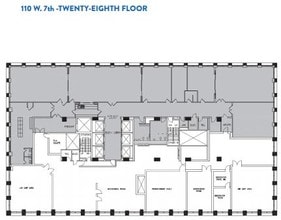 110 W 7th St S, Tulsa, OK à louer Plan d’étage– Image 1 sur 1