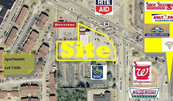 6401 Airport Blvd, Mobile, AL à louer - Photo de l’immeuble – Image 2 sur 3