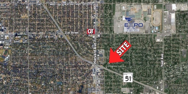 3900 E 25th St, Tulsa, OK à vendre - Aérien – Image 2 sur 2