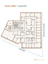 1100 Connecticut Ave NW, Washington, DC à louer Plan d’étage– Image 1 sur 5