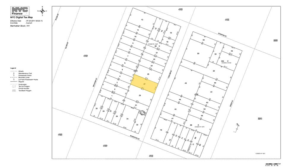 143 Ludlow St, New York, NY à vendre - Plan cadastral – Image 2 sur 10