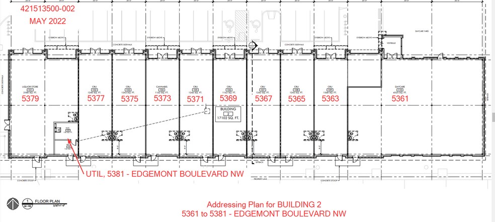 5363-5367 Edgemont Blvd NW, Edmonton, AB à vendre - Photo de l’immeuble – Image 2 sur 3
