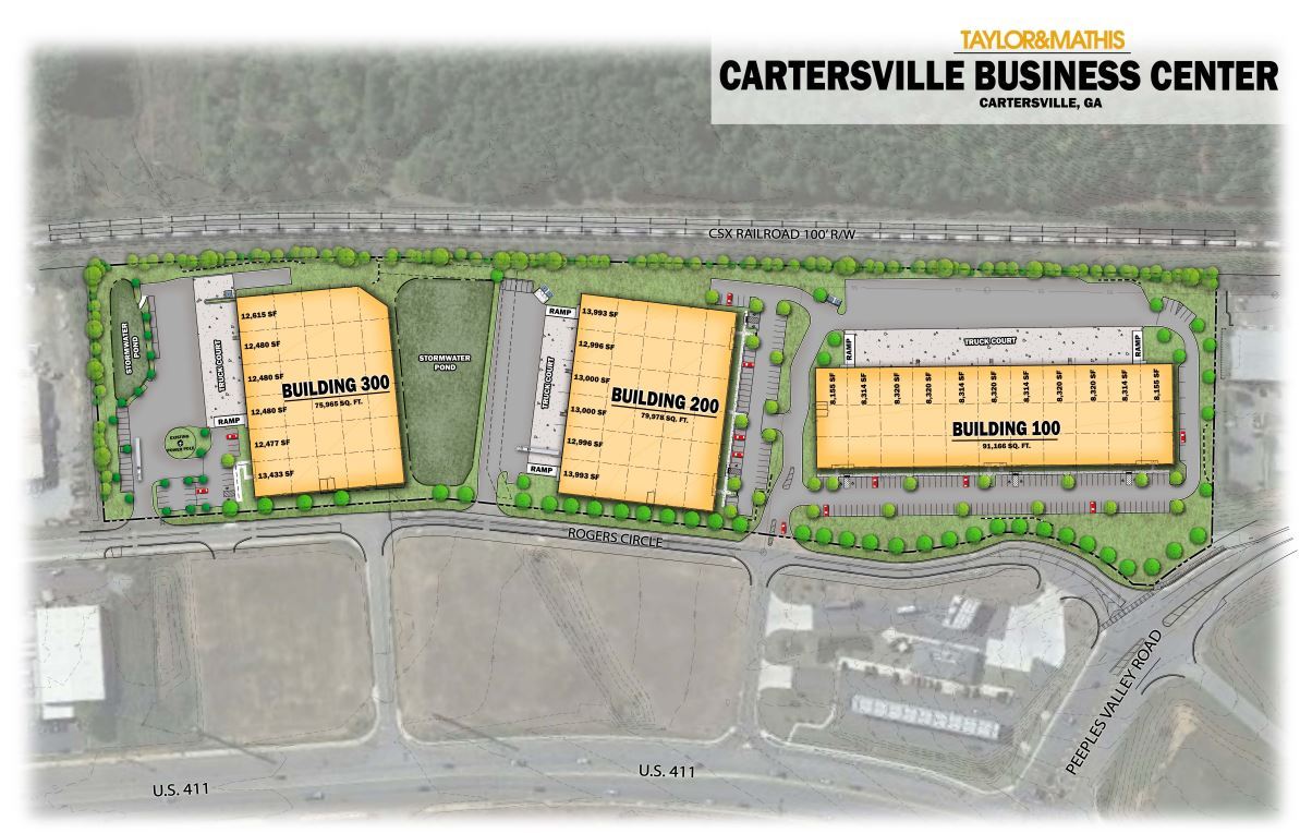 83 Peeples Valley Rd SE, Cartersville, GA à louer Plan de site– Image 1 sur 5