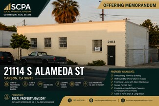 Plus de détails pour 21114 S Alameda St, Carson, CA - Industriel/Logistique à vendre