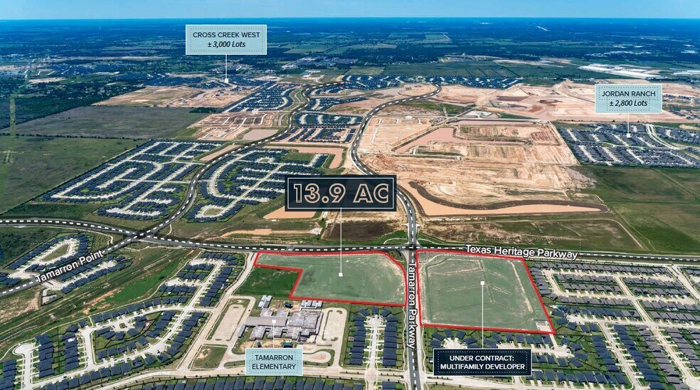 13.9 Acres Tamarron Pky, Katy, TX à vendre - Aérien – Image 3 sur 4