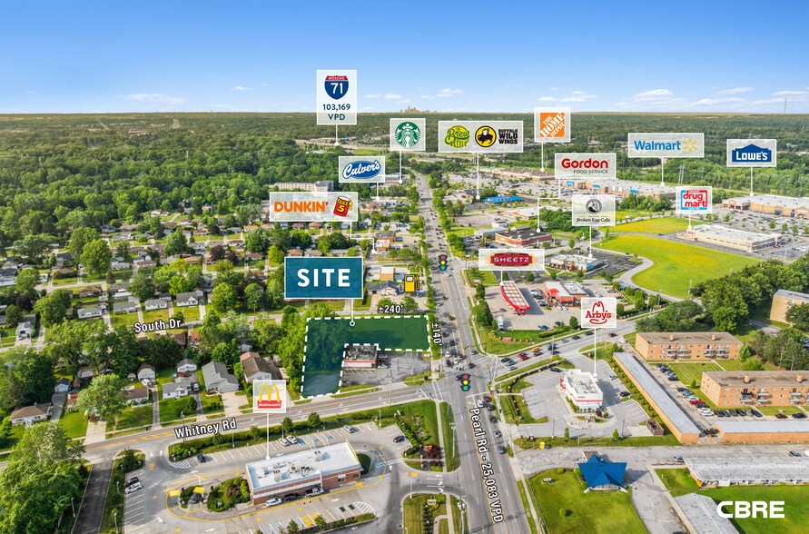 9032 Pearl Rd, Strongsville, OH à vendre - Aérien – Image 2 sur 3