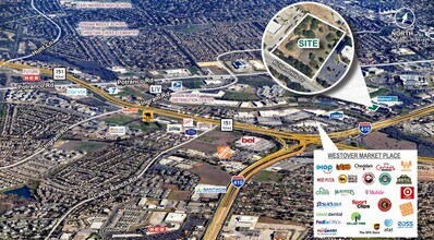 Richland Hills Drive & Loop 410, San Antonio, TX - VUE AÉRIENNE  vue de carte