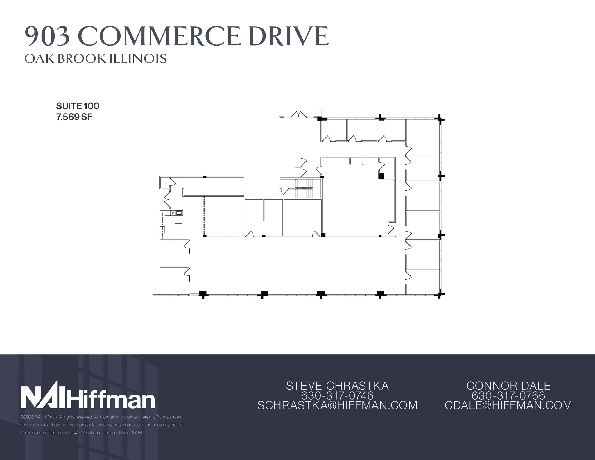 903 Commerce Dr, Oak Brook, IL à louer Plan d’étage– Image 1 sur 1
