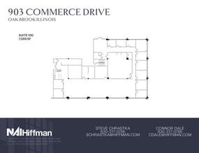 903 Commerce Dr, Oak Brook, IL à louer Plan d’étage– Image 1 sur 1