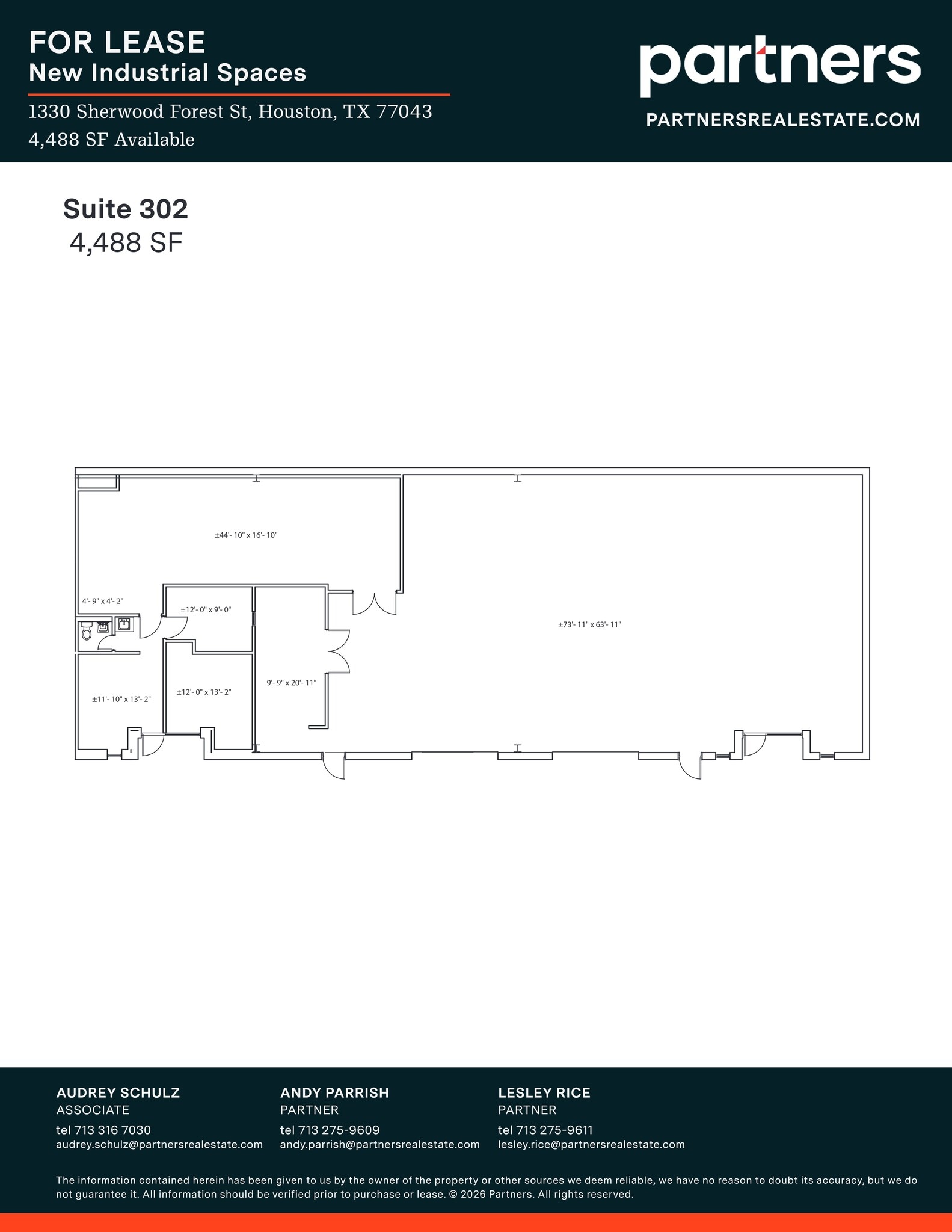 1330 Sherwood Forest St, Houston, TX à louer Plan de site– Image 1 sur 1