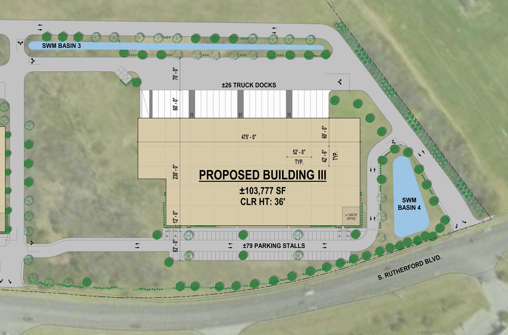 315 W Rutherford Blvd, Murfreesboro, TN à louer Plan de site– Image 1 sur 1