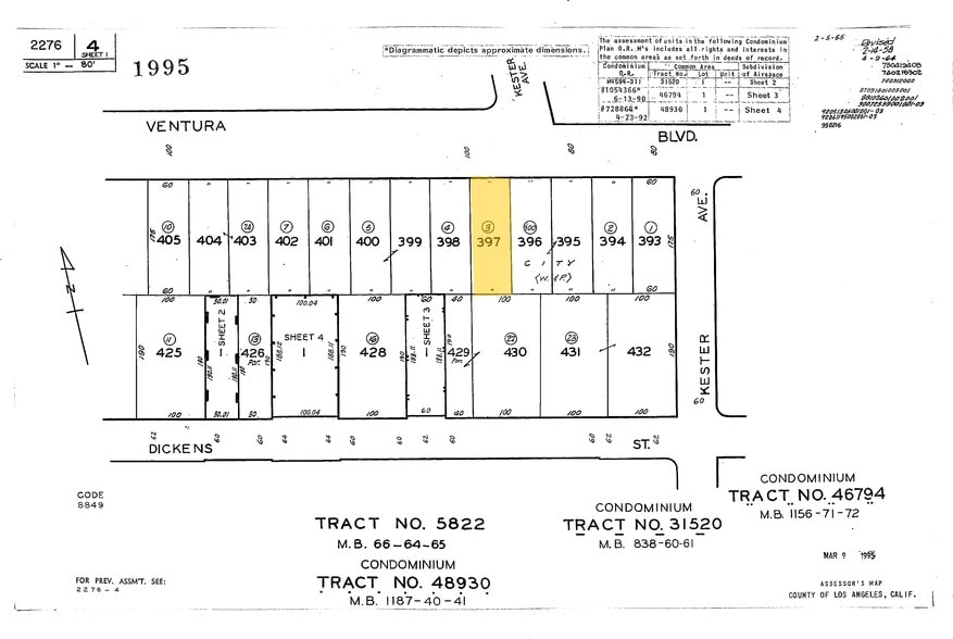14900 Ventura Blvd, Sherman Oaks, CA à louer - Plan cadastral – Image 2 sur 12