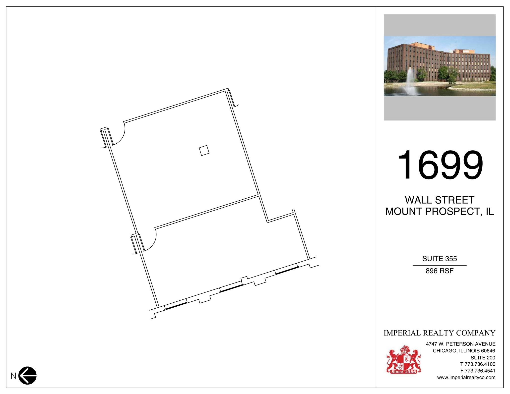 1699 Wall St, Mount Prospect, IL à louer Plan de site– Image 1 sur 1