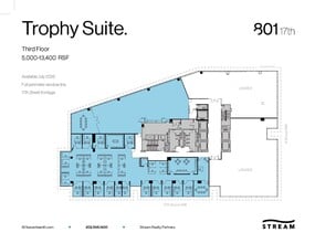 801 17th St NW, Washington, DC à louer Plan d’étage– Image 2 sur 4