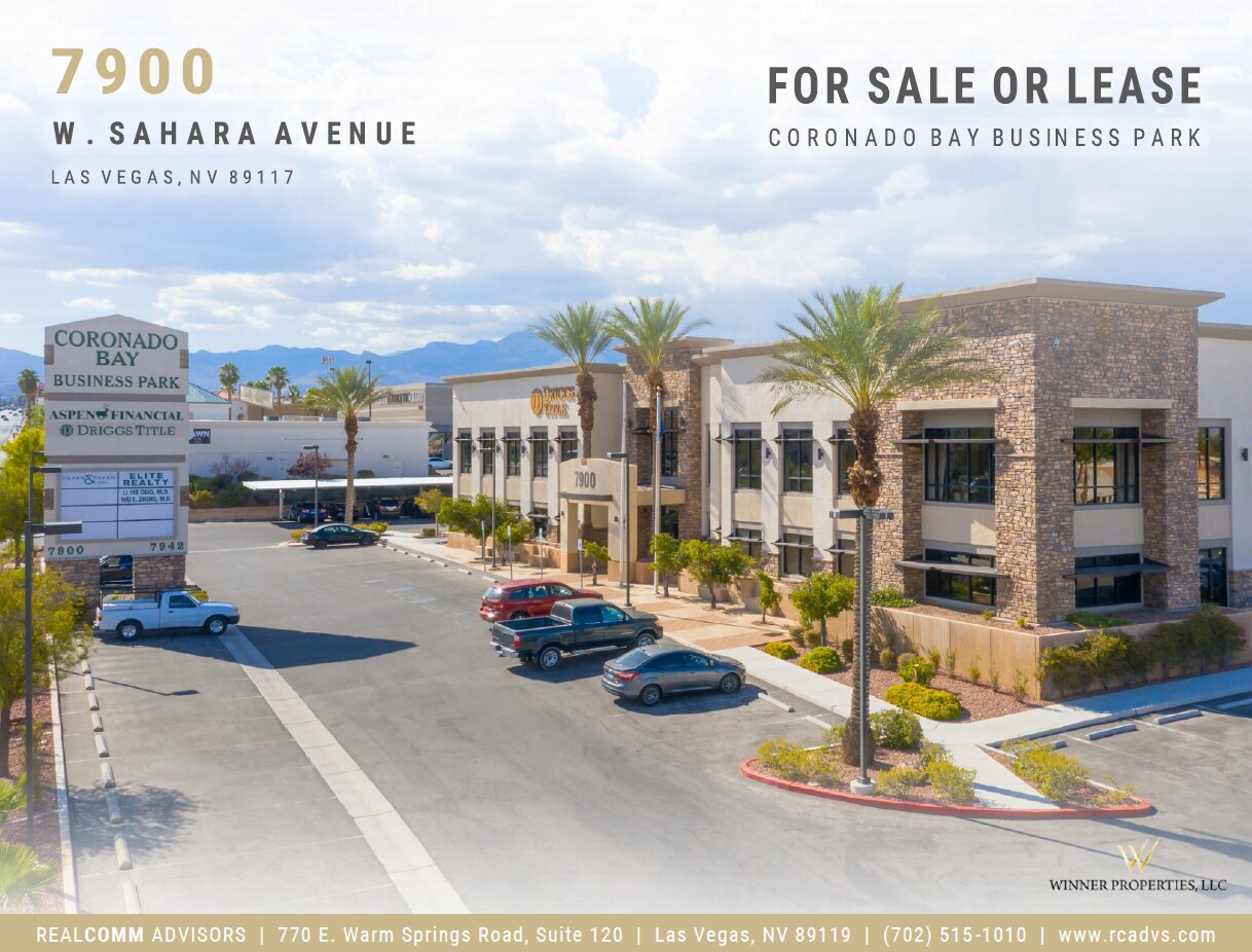 7900 W Sahara Ave, Las Vegas, NV à vendre Photo principale– Image 1 sur 23