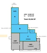 1403-1407 S Coast Hwy, Oceanside, CA à louer Plan d’étage– Image 1 sur 1