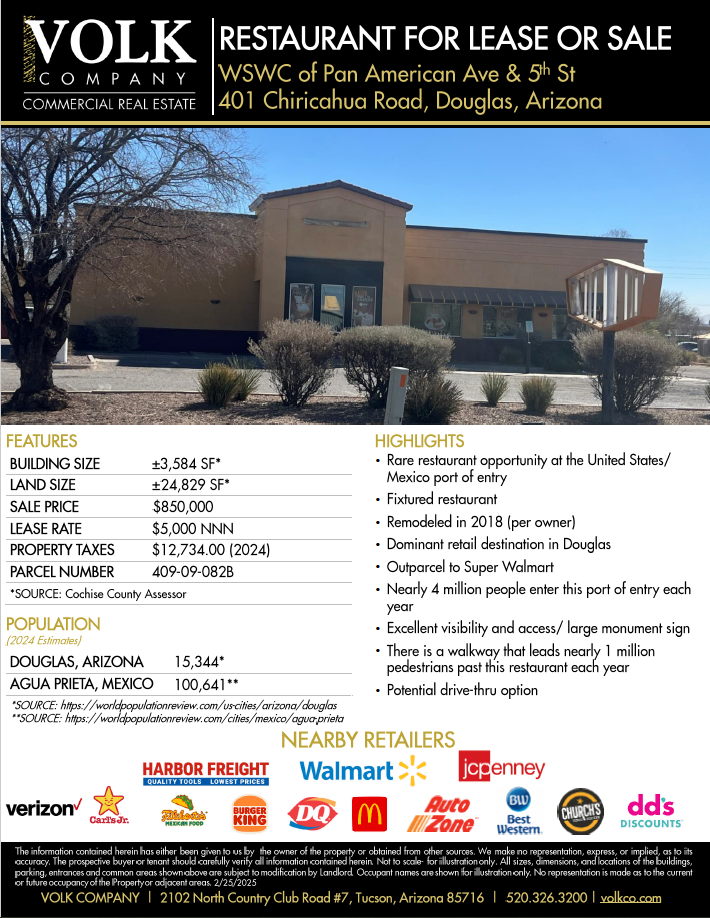 401 Chiricahua Ave, Douglas, AZ à vendre Photo de l’immeuble– Image 1 sur 7