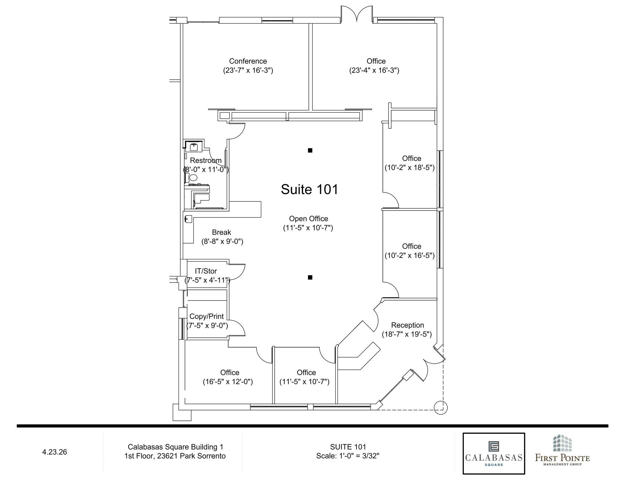 23603 Park Sorrento, Calabasas, CA à louer Plan de site– Image 1 sur 2