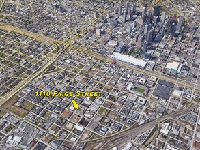 1110 Paige St, Houston, TX - Vue aérienne  vue de carte