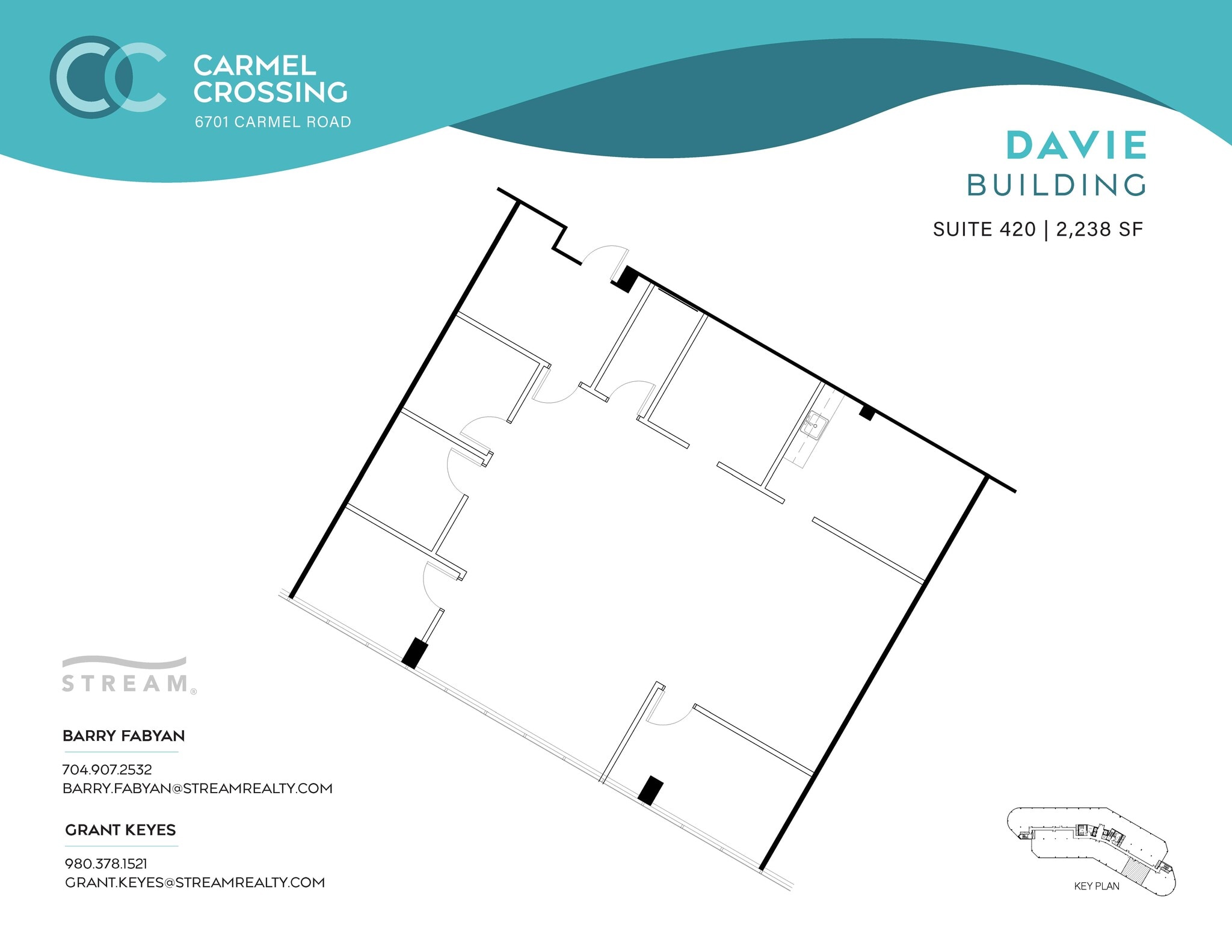 6701 Carmel Rd, Charlotte, NC à louer Plan d’étage– Image 1 sur 1