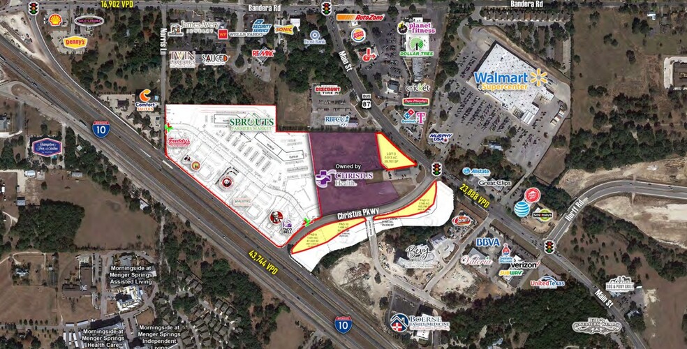 IH-10 W & Christus Pkwy, Boerne, TX à louer - Aérien – Image 2 sur 5