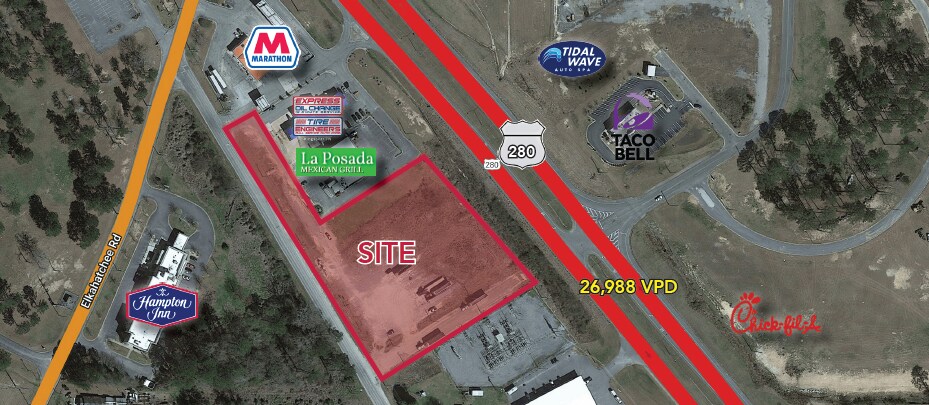 280 Retail Development, Alexander City, AL à louer Aérien– Image 1 sur 3