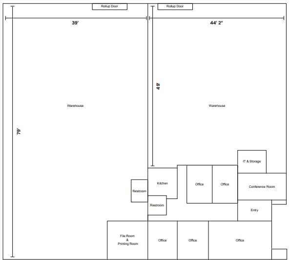 3122 W Adams St, Santa Ana, CA à louer Plan d’étage– Image 1 sur 1