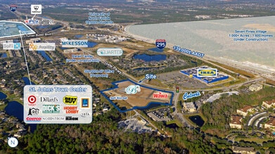 0 Gate Pky, Jacksonville, FL - Vue aérienne vue de carte