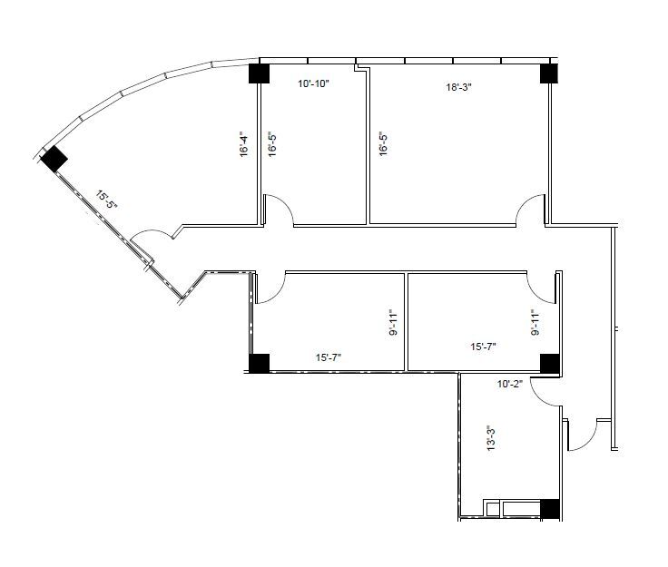 400 N Sam Houston Pky E, Houston, TX à louer Plan d’étage– Image 1 sur 1