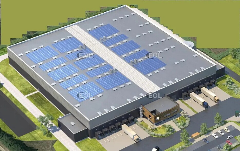 Industriel/Logistique dans Saint-Étienne-de-Saint-Geoirs à louer - Aérien – Image 2 sur 2