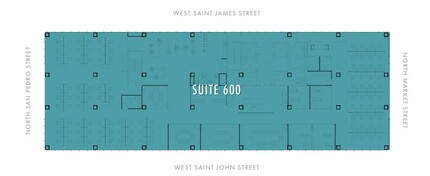 111 W Saint John St, San Jose, CA à louer Plan d’étage– Image 1 sur 4