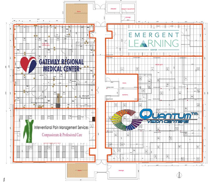 2421 Corporate Center Dr, Granite City, IL à vendre - Plan d’étage – Image 2 sur 13