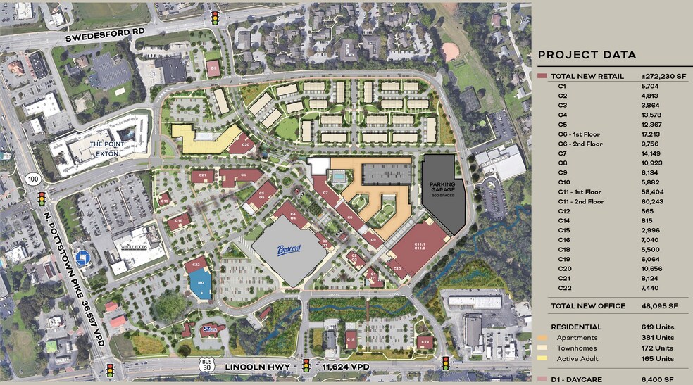 260 Exton Pky, Exton, PA à louer - Plan de site – Image 2 sur 11