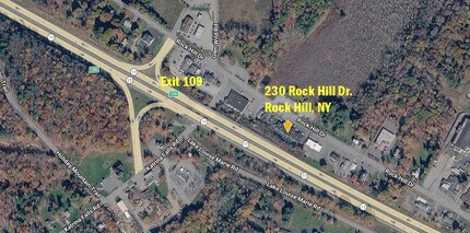 230 Rock Hill Dr, Rock Hill, NY - Vue aérienne  vue de carte