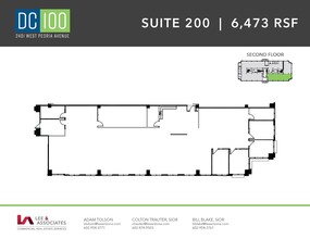 2401 W Peoria Ave, Phoenix, AZ à louer Plan d’étage– Image 1 sur 1