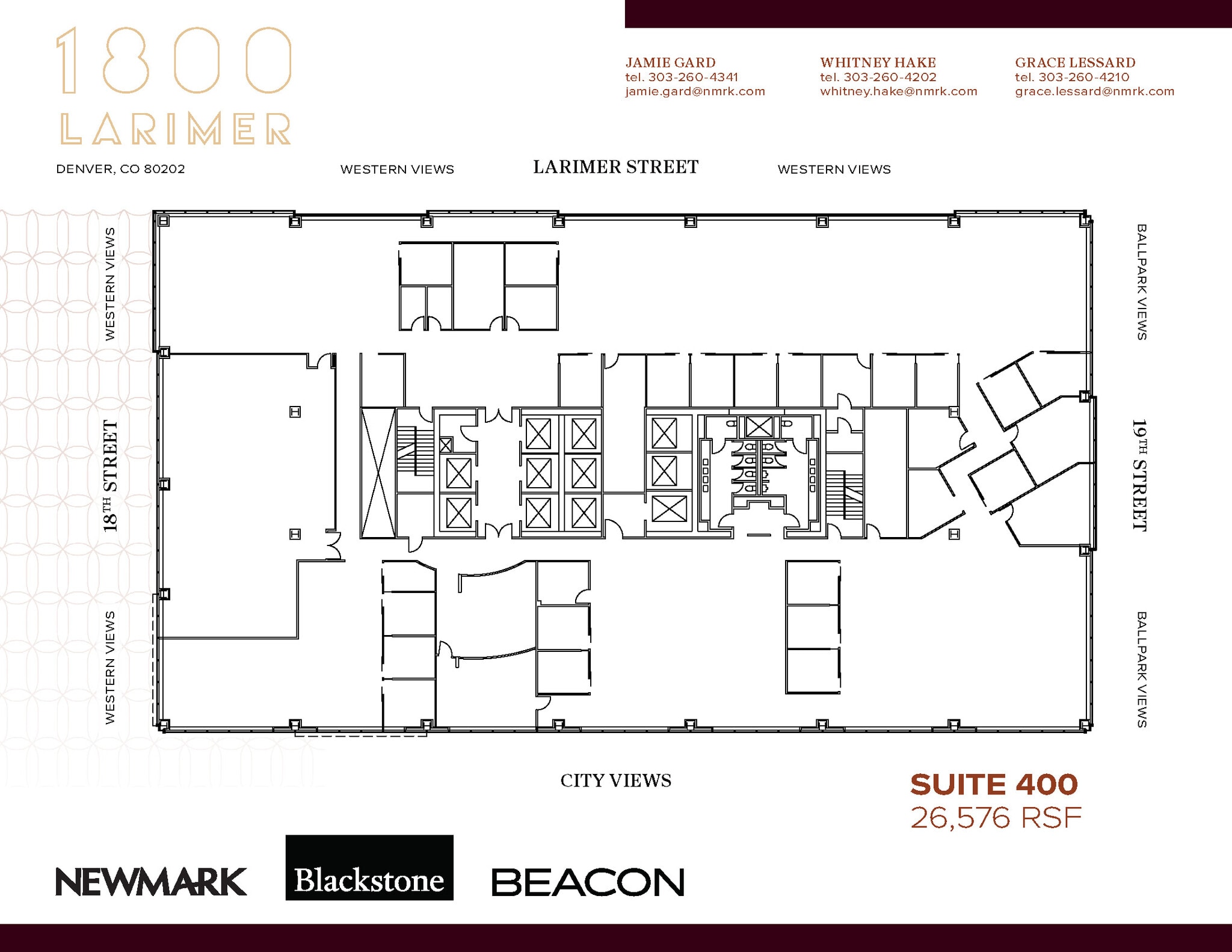 1800 Larimer St, Denver, CO à louer Plan d’étage– Image 1 sur 1