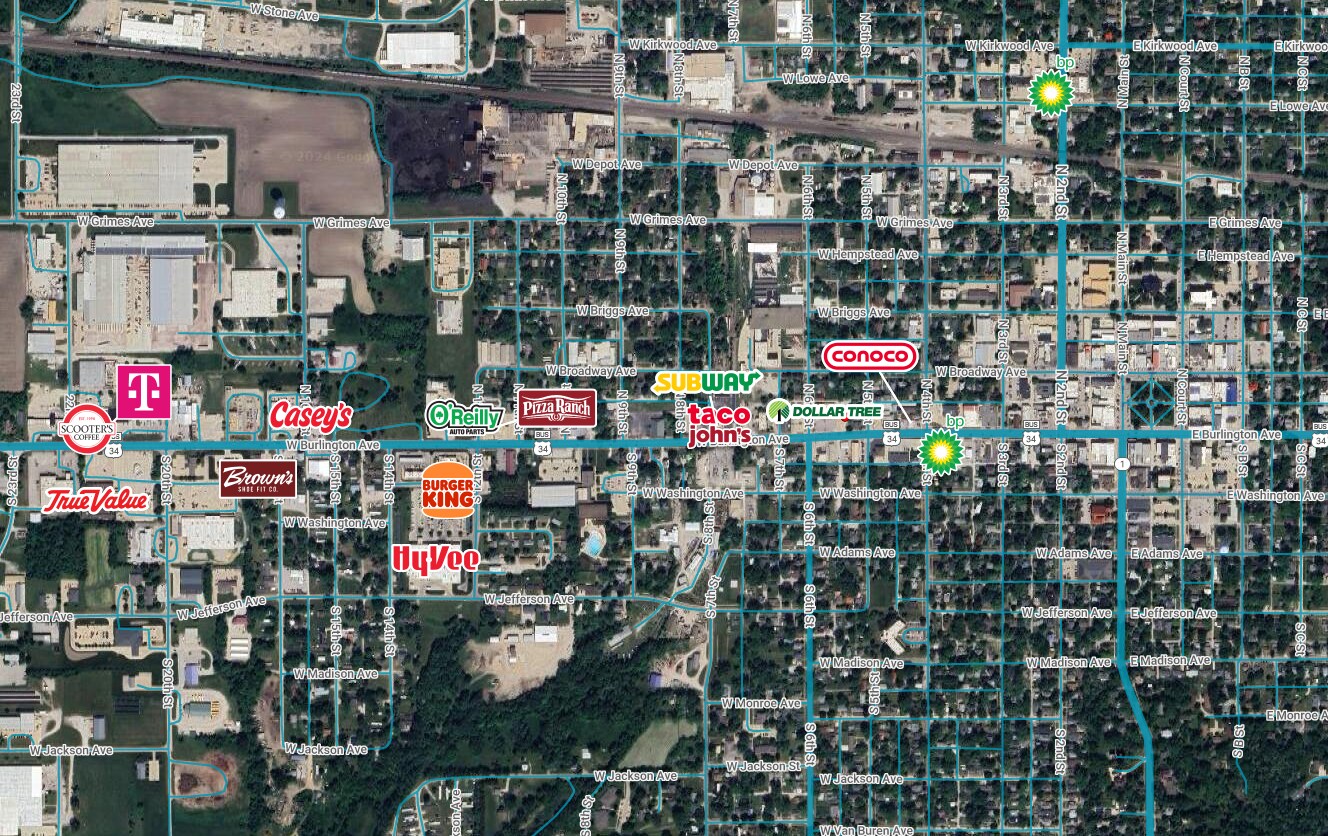 503 Burlington Ave, Fairfield, IA à vendre Aérien– Image 1 sur 2