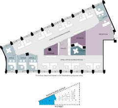 1730 Rhode Island Ave NW, Washington, DC à louer Plan d’étage– Image 1 sur 11