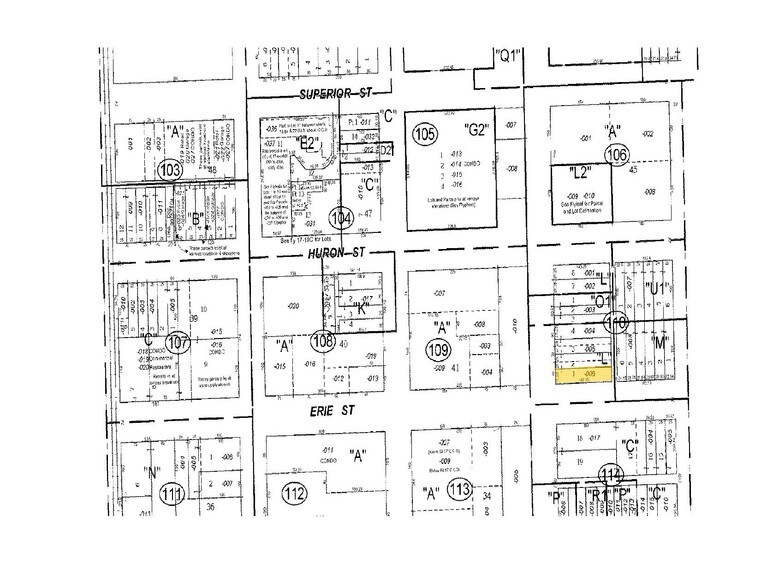 663 N Michigan Ave, Chicago, IL à louer - Plan cadastral – Image 2 sur 3