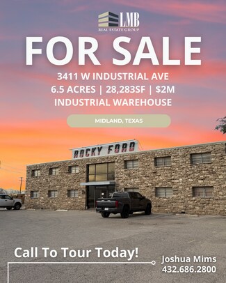 Plus de détails pour 3411 W Industrial Ave, Midland, TX - Industriel/Logistique à vendre