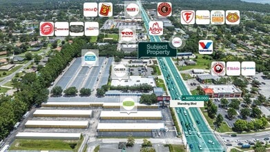908 Blanding Blvd, Orange Park, FL - VUE AÉRIENNE  vue de carte