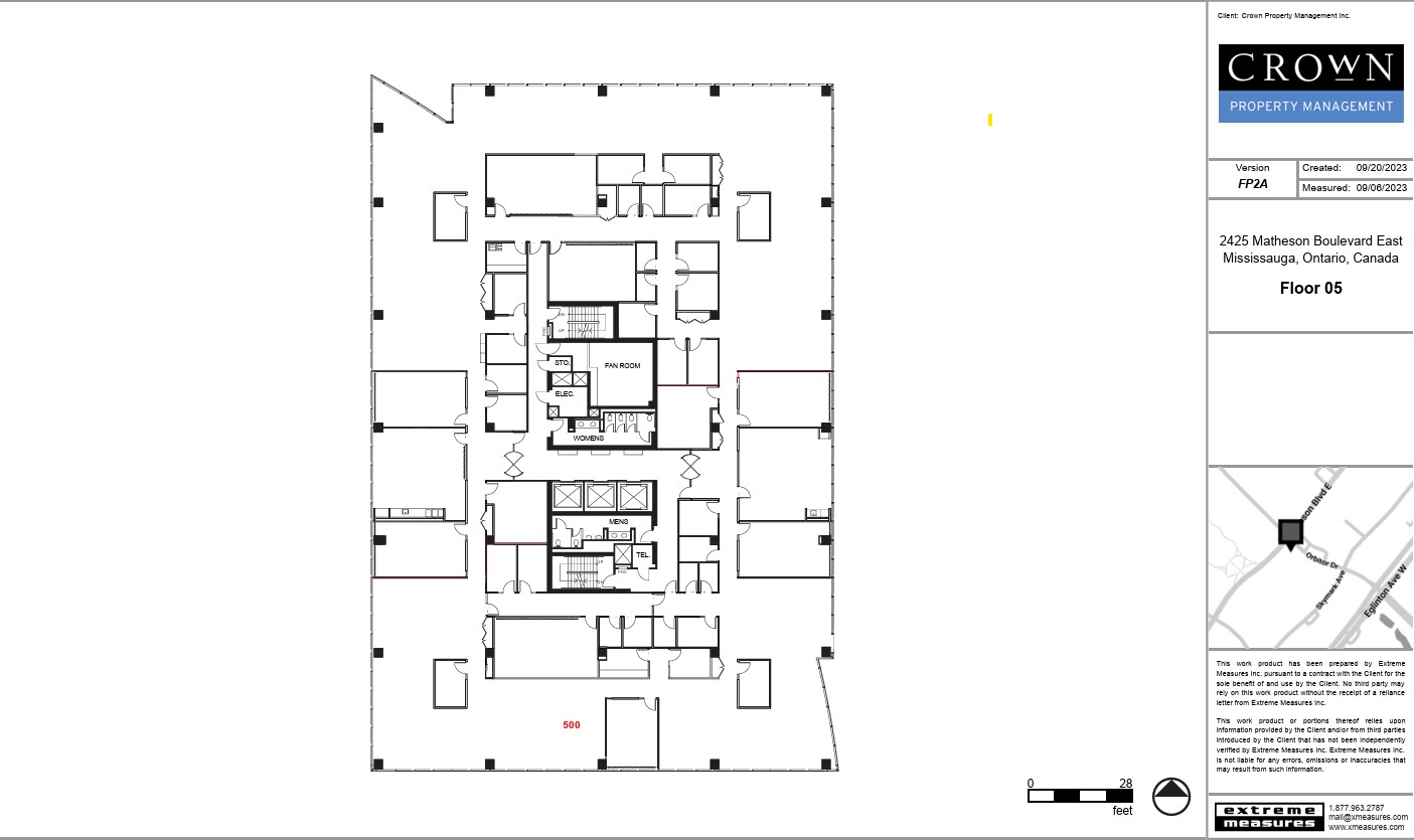 2425 Matheson Blvd E, Mississauga, ON à louer Plan d’étage– Image 1 sur 1