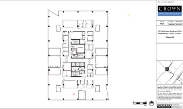2425 Matheson Blvd E, Mississauga, ON à louer Plan d’étage– Image 1 sur 1