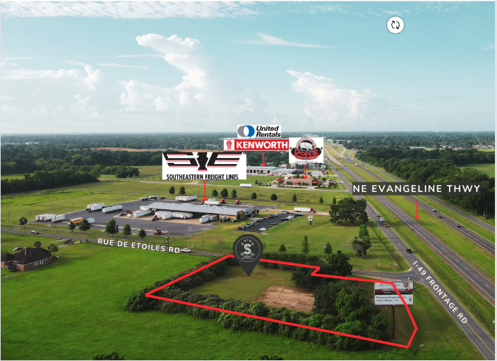 4246 Evangeline, Carencro, LA à vendre - Aérien – Image 2 sur 7